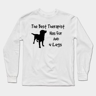 The Best Therapist Dog Long Sleeve T-Shirt